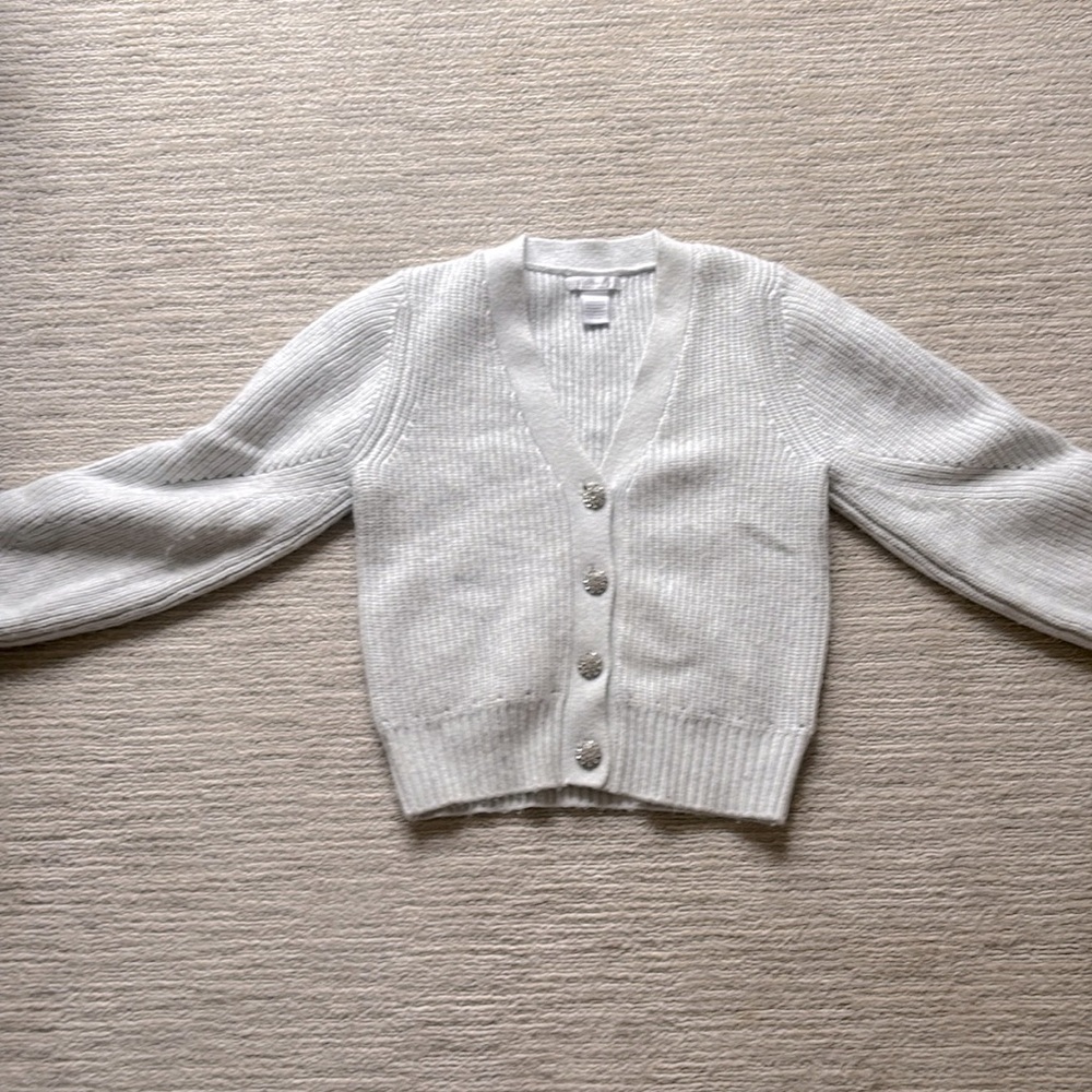 Evereve jeweled sweater design history sz xs